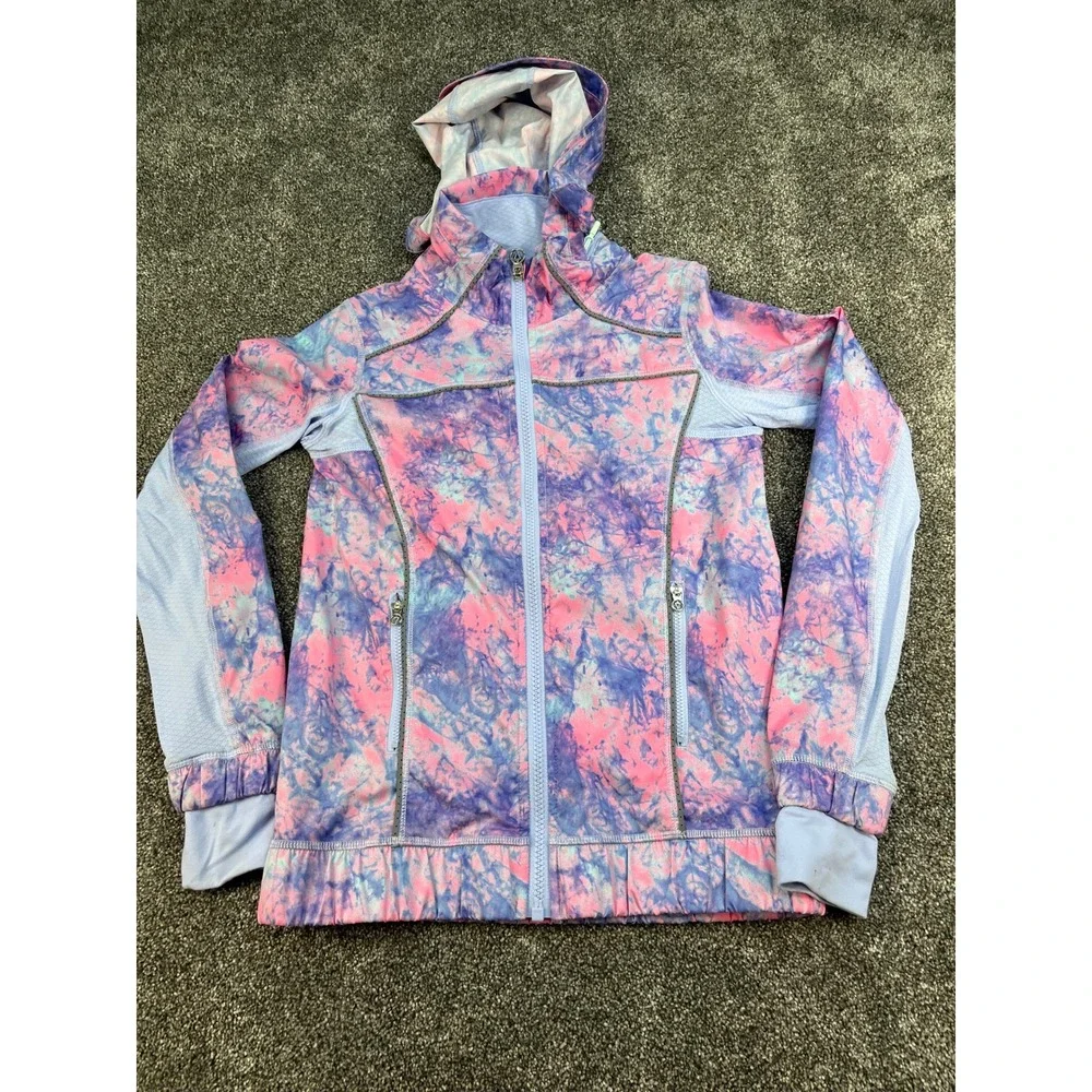 Ivivva by Lululemon Tie-Dye Windbreaker Jacket and Pants Set Girl's Size 10‎